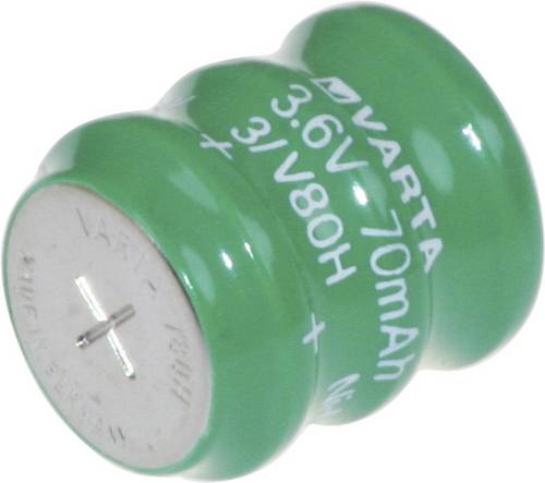 Varta V3/80H Knopfzellen-Akku 80H NiMH 80 mAh 3.6 V 1 St.