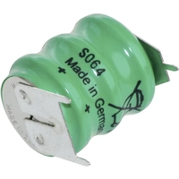 Varta V3/80H-SLF ++/- Knopfzellen-Akku 80H NiMH 80 mAh 3.6V 1St. Varta V3/80H-SLF ++/- Knopfzellen-Akku 80H NiMH 80 mAh 3.6V 1St.