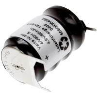 Varta V4/80H-SLF ++/- Knopfzellen-Akku 80H NiMH 80 mAh 4.8V 1St. Varta V4/80H-SLF ++/- Knopfzellen-Akku 80H NiMH 80 mAh 4.8V 1St.