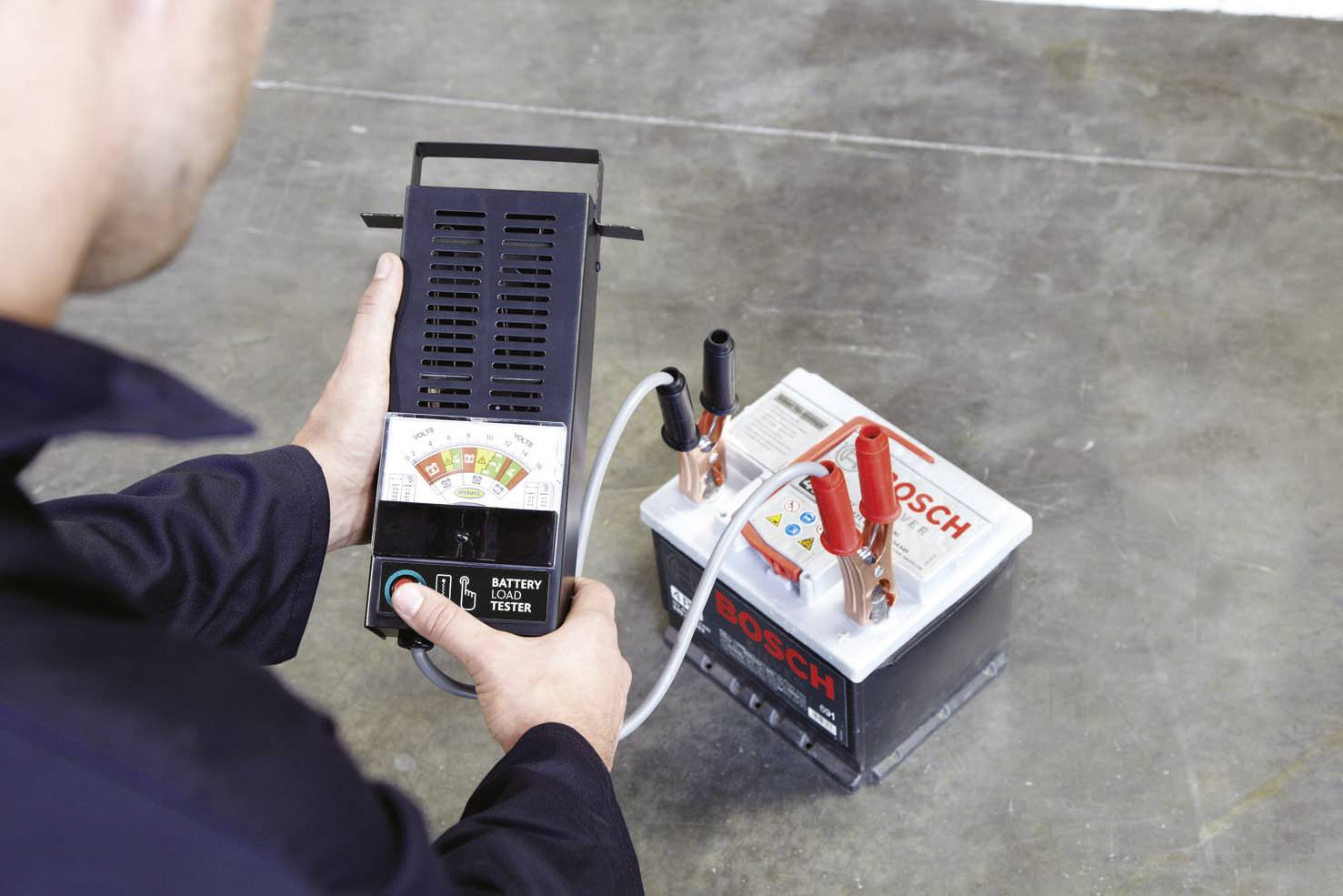 RING France Bleiakku-Tester RBA10 Messbereich (Batterietester) 6 V, 12 V Akku, Batterie RBA10