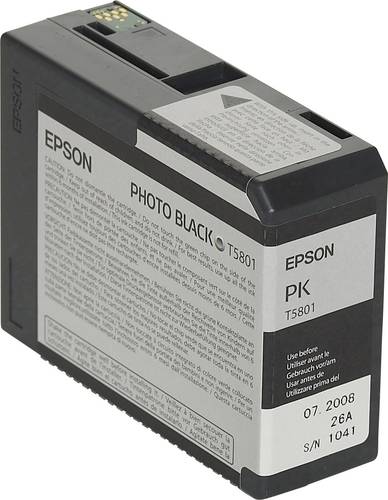 Epson Druckerpatrone T5801 Original Schwarz C13T580100