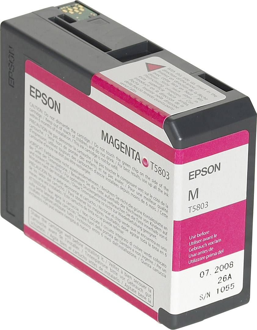 Epson Druckerpatrone T5803 Original Magenta C13T580300