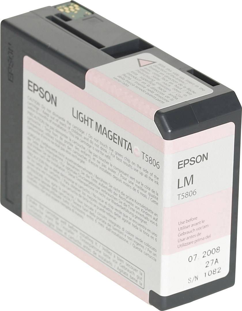 Epson T5806 - 80 ml - hellmagentafarben - Original - Tintenpatrone - für Stylus