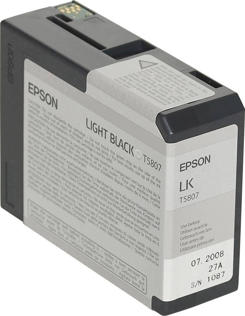 Epson T580 - 80 ml - Schwarz - Original - Tintenpatrone - für Stylus Pro 3800 -