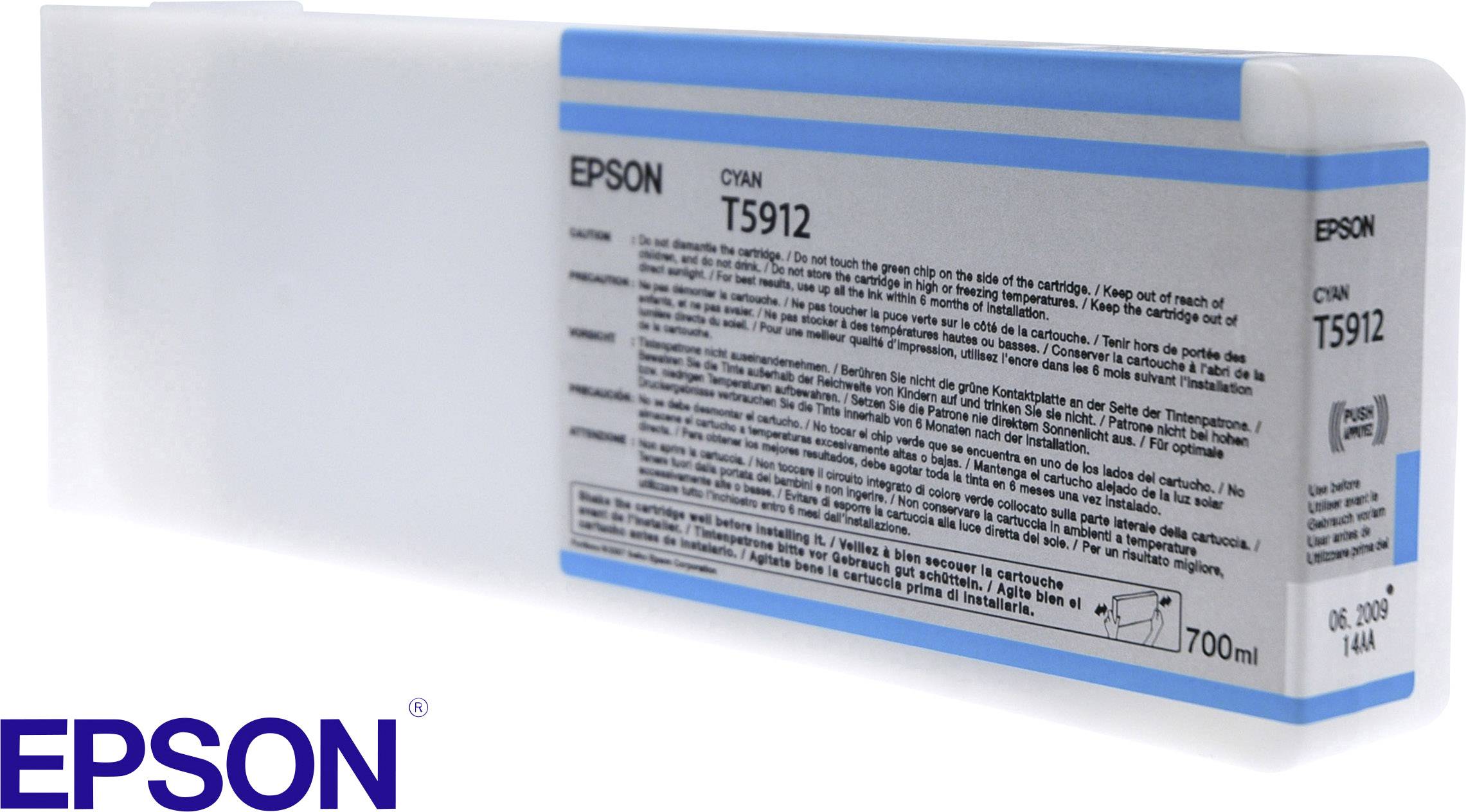 Epson T5912 - 700 ml - Cyan - Original - Tintenpatrone - für Stylus Pro 11880 -