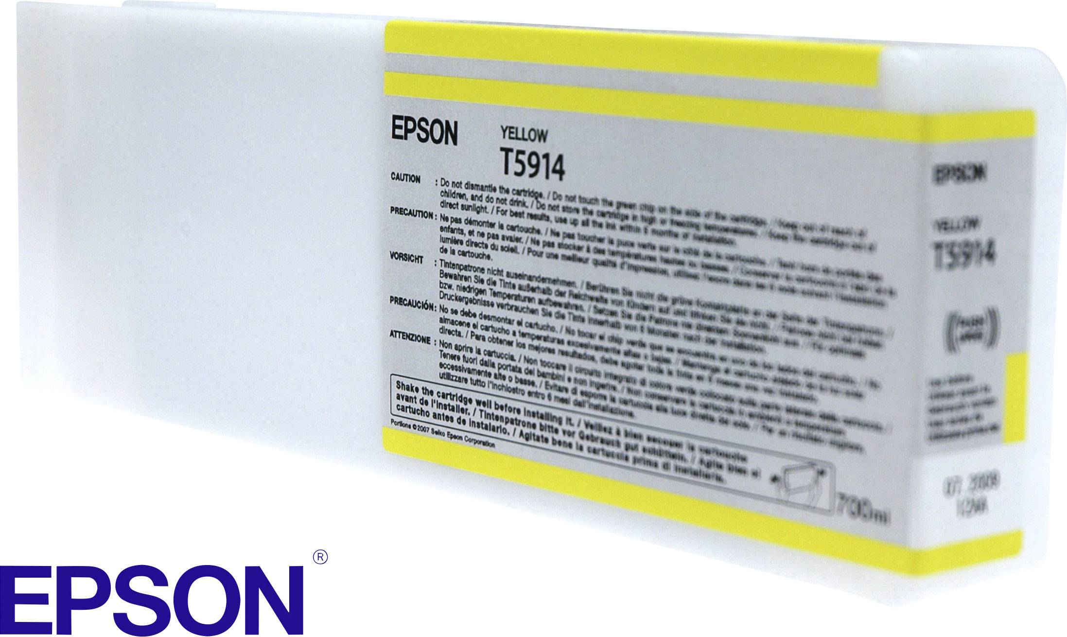 Epson T5914 - 700 ml - Gelb - Original - Tintenpatrone - für Stylus Pro 11880 -