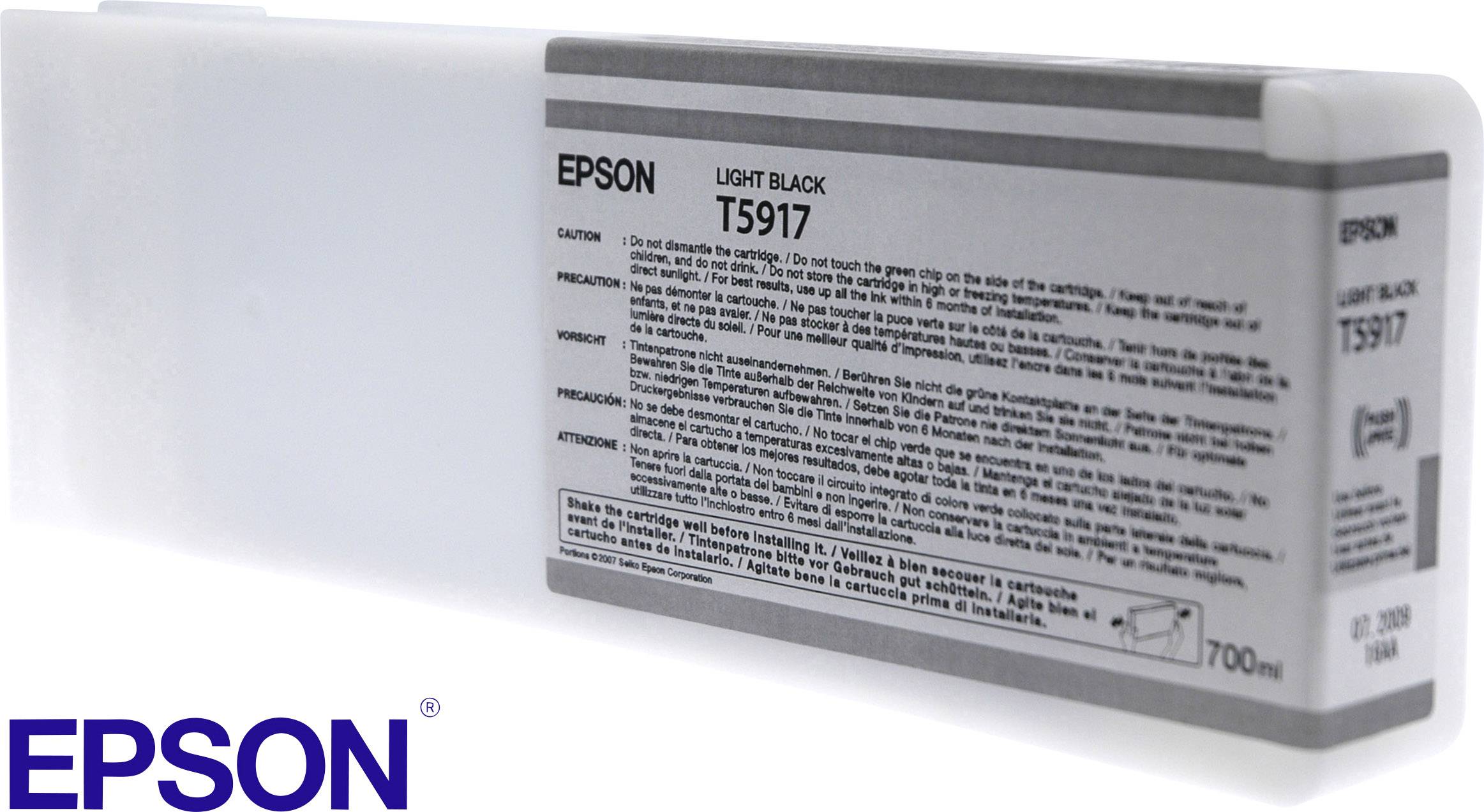 Epson Druckerpatrone T5917 Original Light Schwarz C13T591700