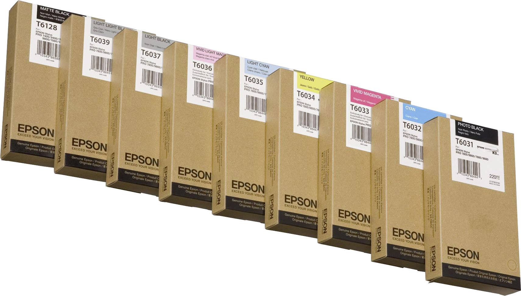 Epson T6035 - 220 ml - hell Cyan - Original - Tintenpatrone - für Stylus Pro 780