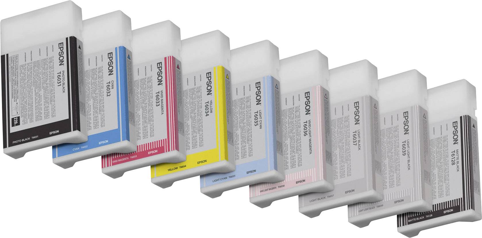 Epson Druckerpatrone T0637 Original Light Schwarz C13T603700