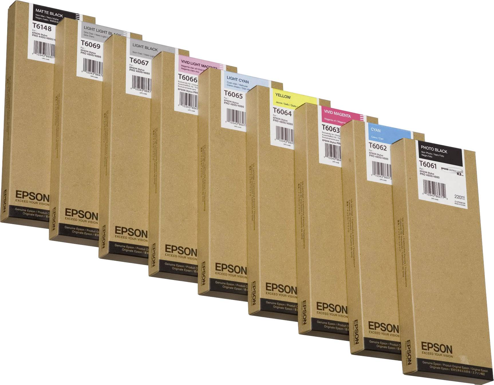 Epson Druckerpatrone T6061 Original Photo Schwarz C13T606100