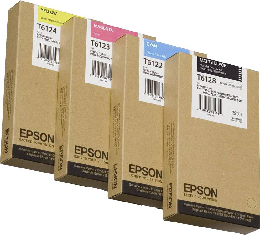 Epson Druckerpatrone T6124 Original Gelb C13T612400