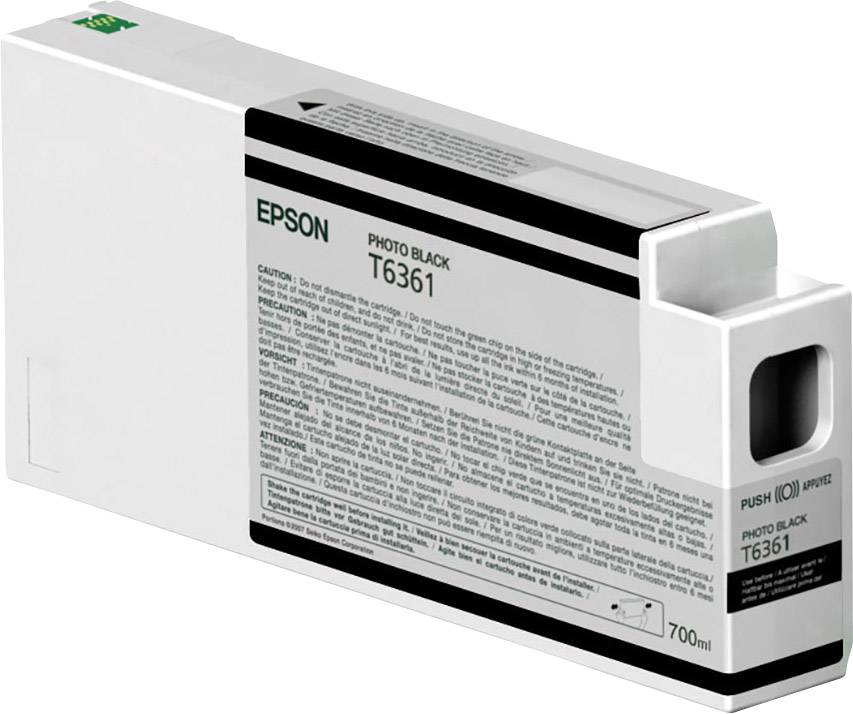Epson Druckerpatrone T6361 Original Foto Schwarz C13T636100
