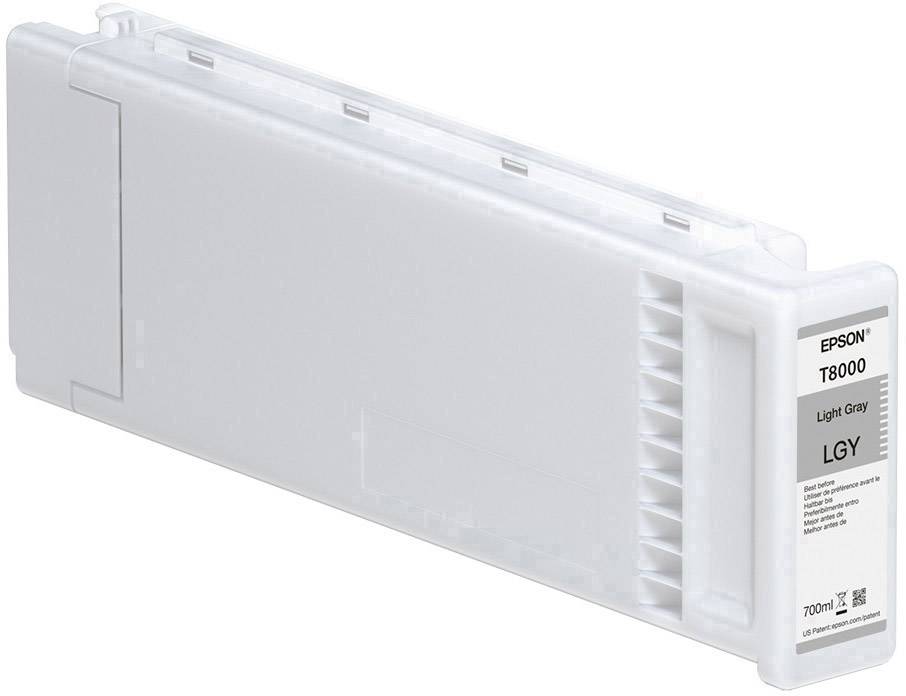 Epson Druckerpatrone T8000 Original Hell Grau C13T800000