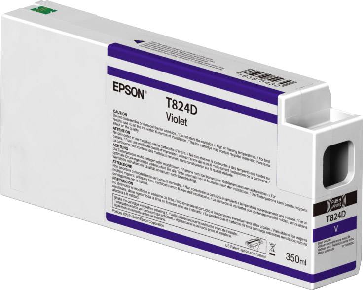 Epson T824D - 350 ml - violett - Original - Tintenpatrone - für SureColor SC-P70