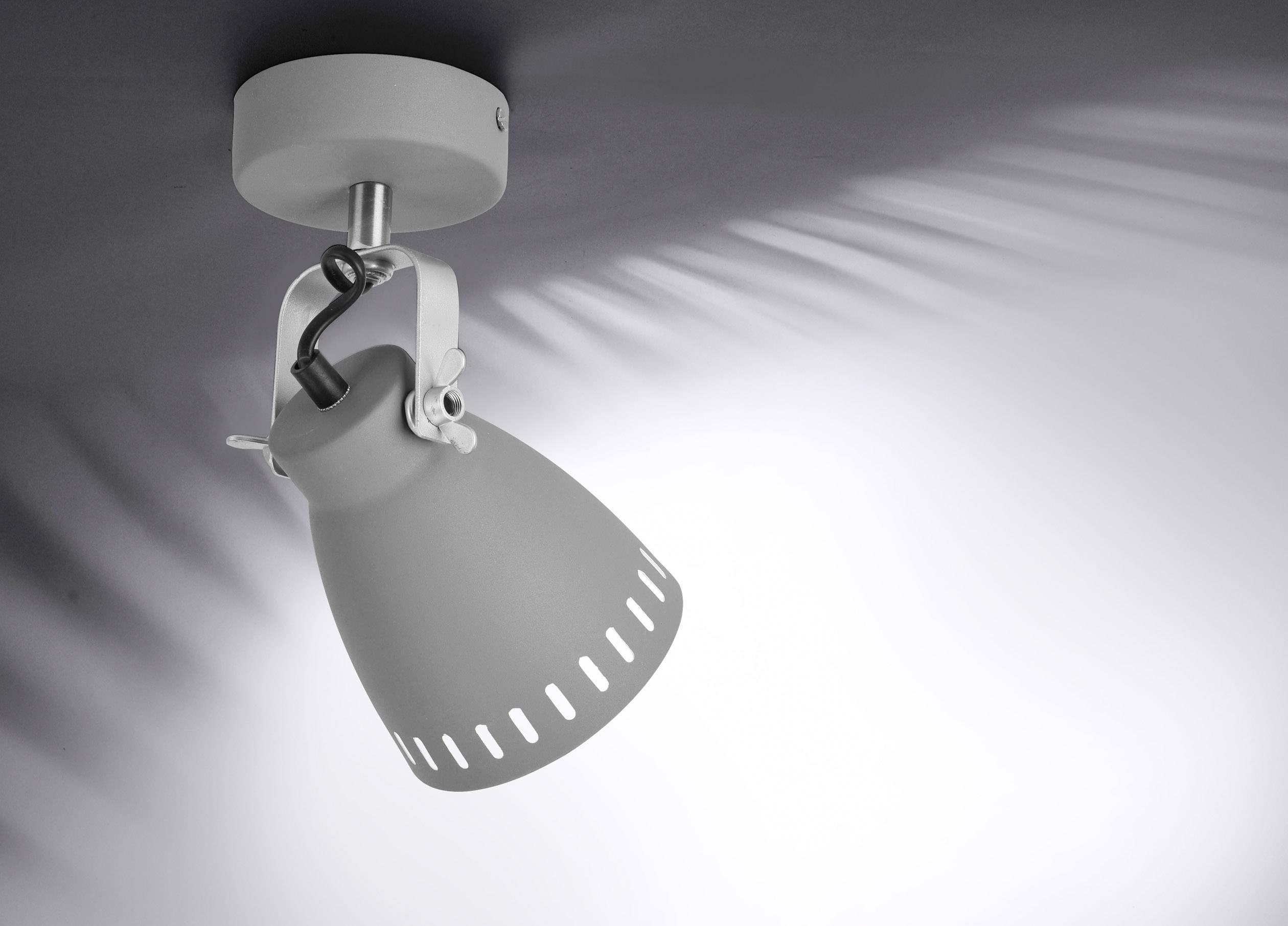 LeuchtenDirekt Eva 11050-15 Deckenstrahler LED E27 60W Grau