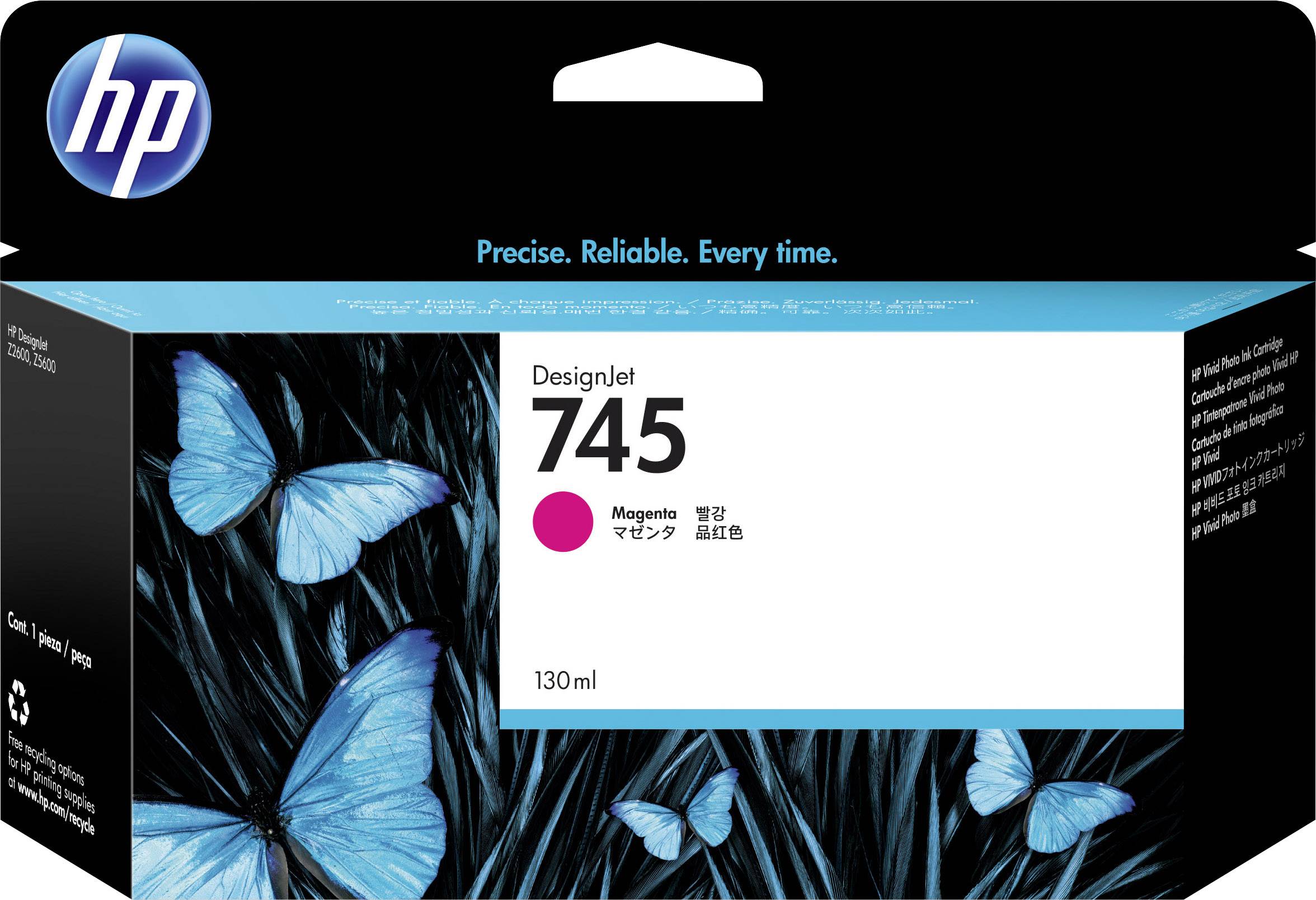 HP Druckerpatrone 745 Original Magenta 130 ml F9J95A 1 St.