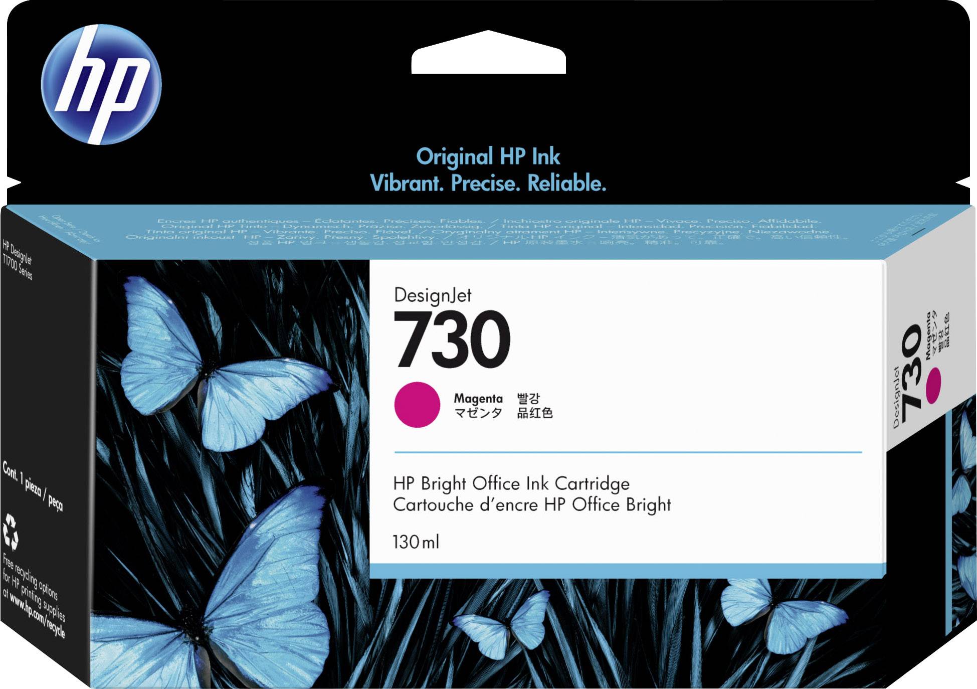 HP Druckerpatrone 730 Original Magenta P2V63A