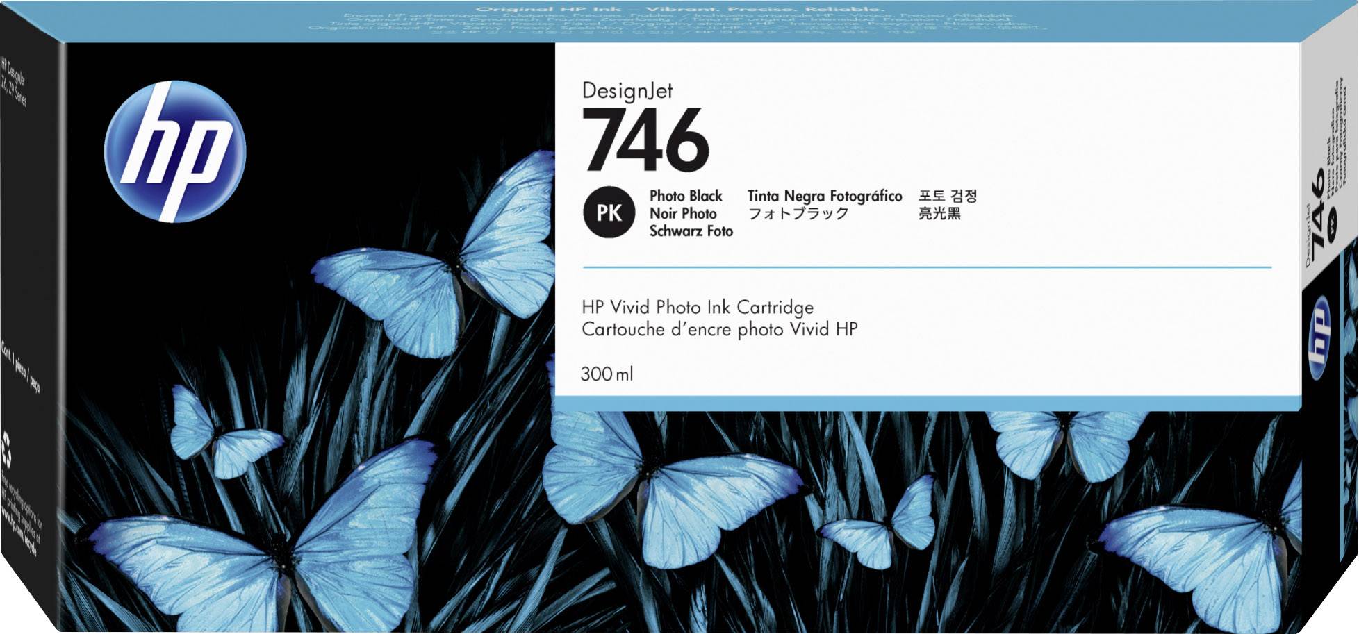 HP Druckerpatrone 746 Original Foto Schwarz P2V82A