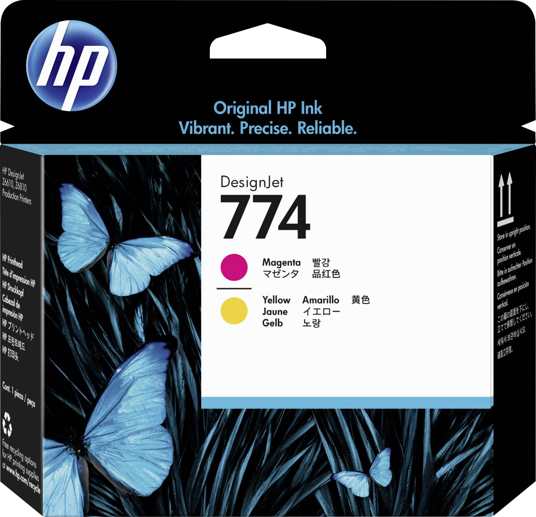 HP Druckkopf 774 Original Gelb, Magenta P2V99A