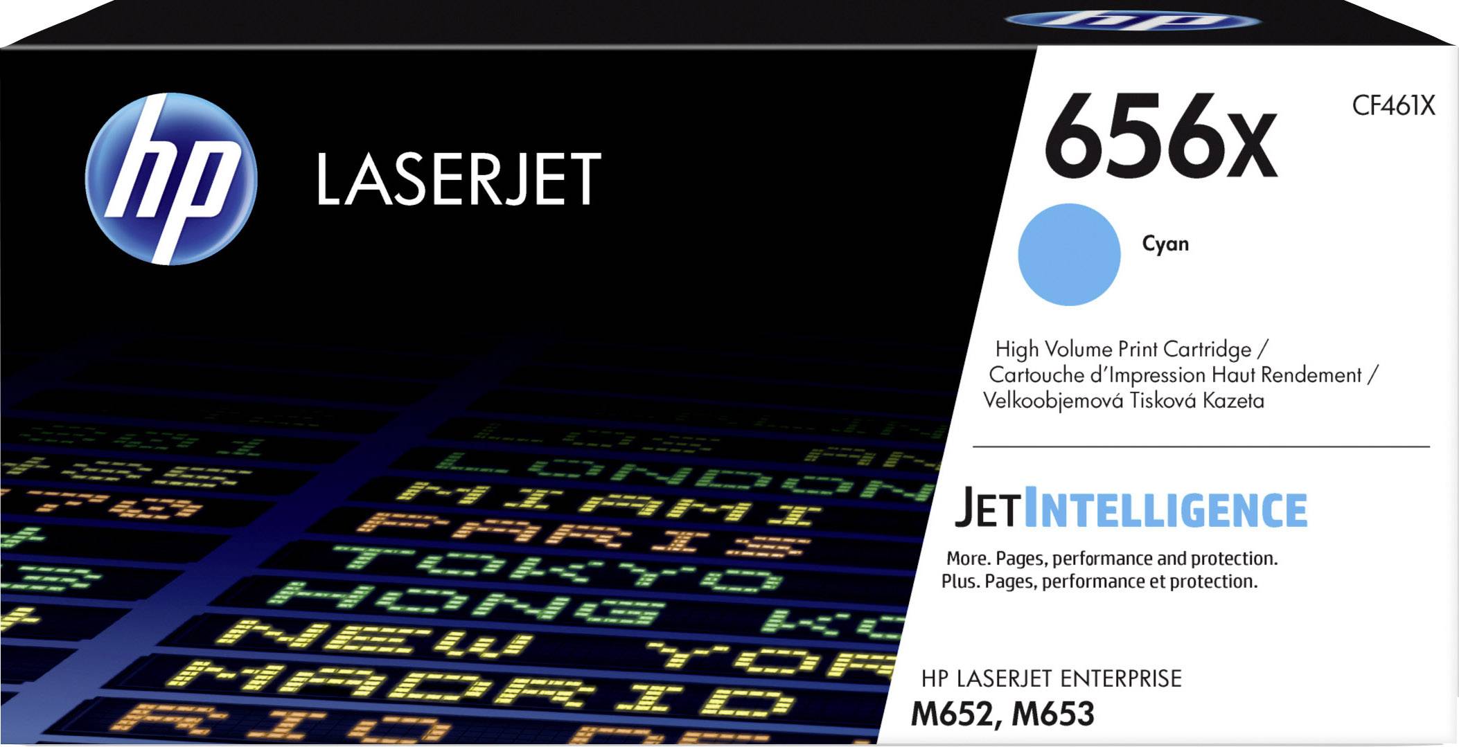 HP Toner 656X Original Cyan 22000 Seiten CF461X