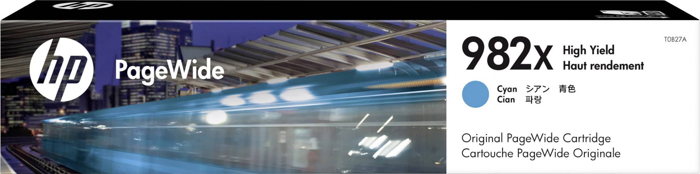 HP Druckerpatrone 982X Original Cyan T0B27A Tinte