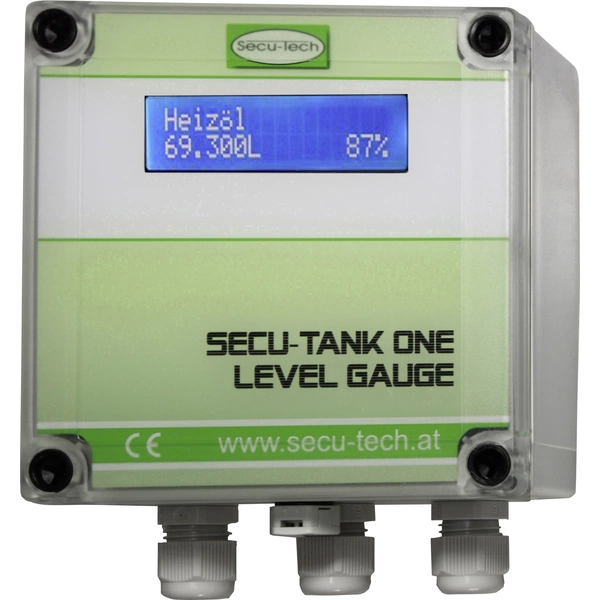 SecuTech Anzeige für Füllstandssensoren SECU-TANK ONE HW000081 Messbereich: 25m (max) 1St. SecuTech Anzeige für Füllstandssensoren SECU-TANK ONE HW000081 Messbereich: 25m (max) 1St.