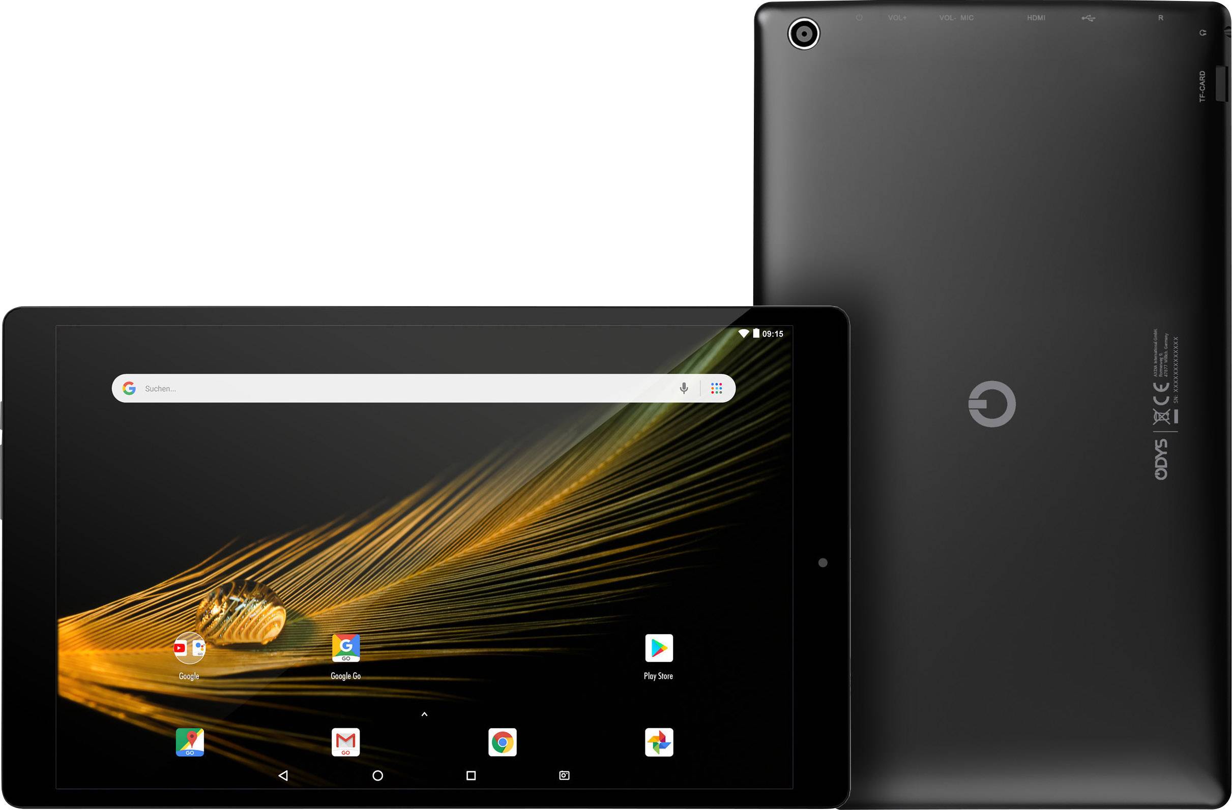 Odys Xelio A10 WiFi Android-Tablet 25.7cm (10.1 Zoll) 16GB WiFi Schwarz 1.3GHz ARM Mali Android™ 8.1 Oreo 1280 x 800 Pixel