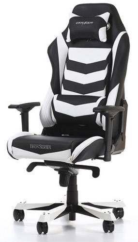 DXRacer Iron I166 Gaming-Stuhl Schwarz, Weiß