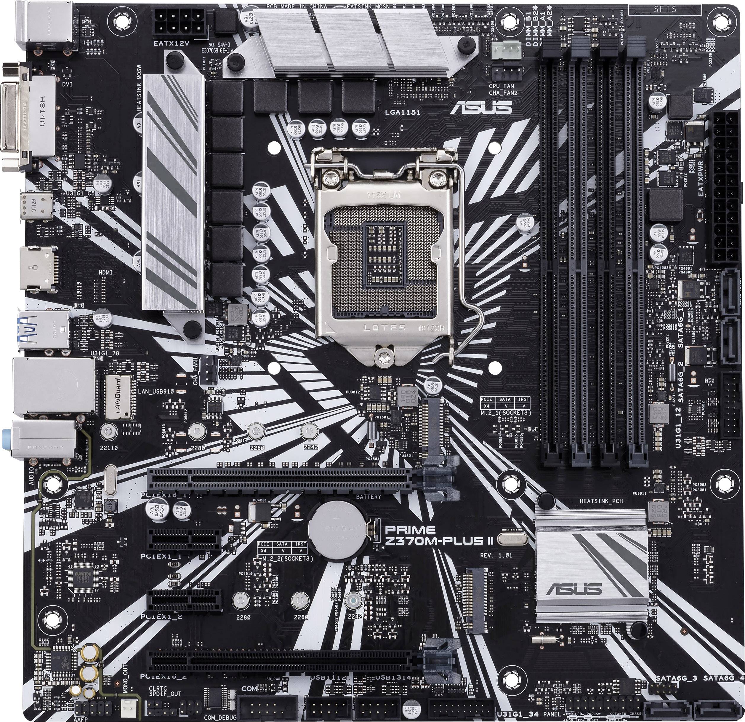 ASUS PRIME Z370M-PLUS II MB 1151