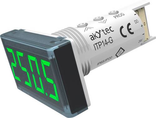 akYtec ITP14-G Digitales Einbaumessgerät Universale Prozessanzeige ITP14 (grün)