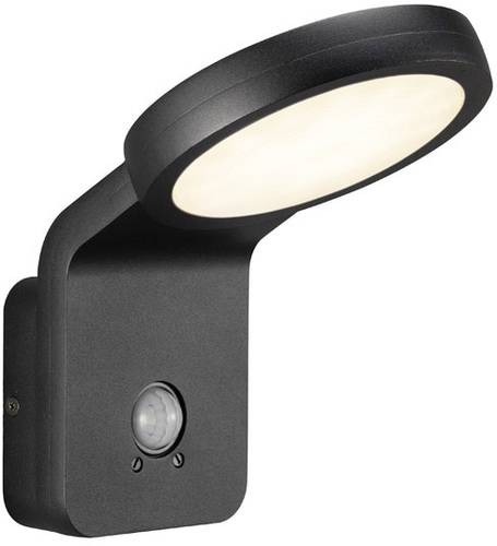 Marina 46831003 LED-Außenwandleuchte mit Bewegungsmelder 10W Schwarz; Energieeffizienzklasse: A+