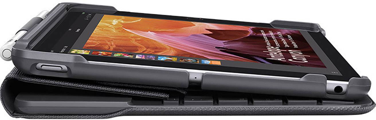 Logitech Slim Folio Tablet-Tastatur mit BookCover Passend für Marke (Tablet): Apple iPad 9.7 (März 2017), iPad 9.7 (März 2018)