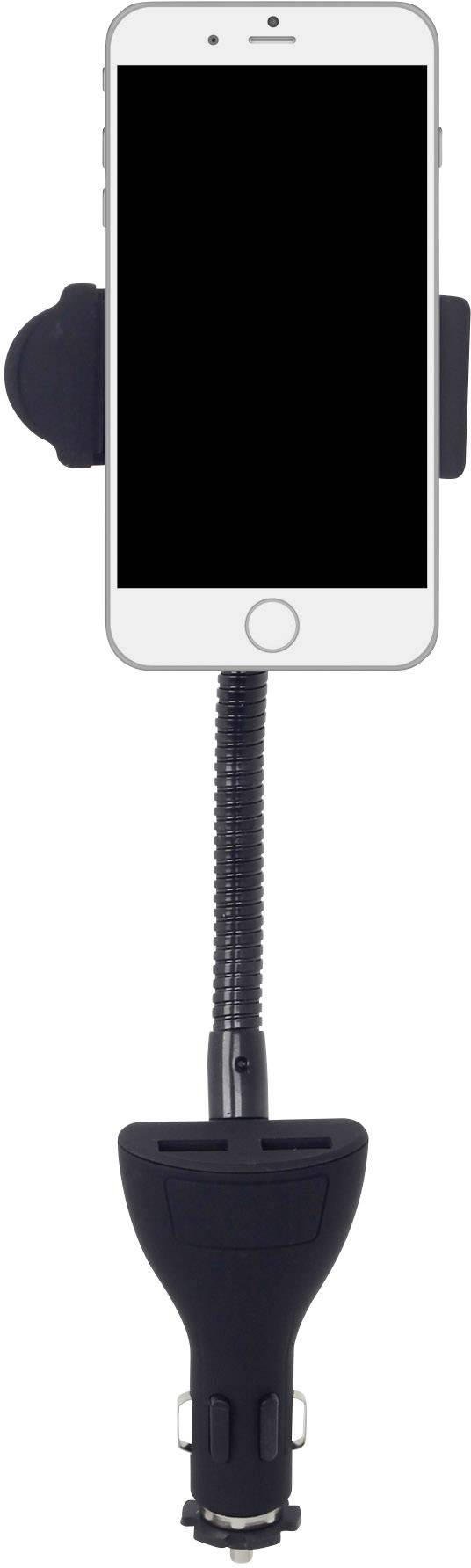 Gembird Zigarettenanzünder Handy-Kfz-Halterung mit Ladefunktion 55 - 85mm