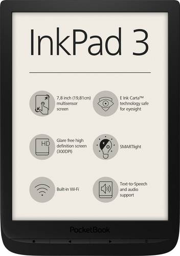 PocketBook INKPAD 3 eBook-Reader 19.8cm (7.8 Zoll) Schwarz