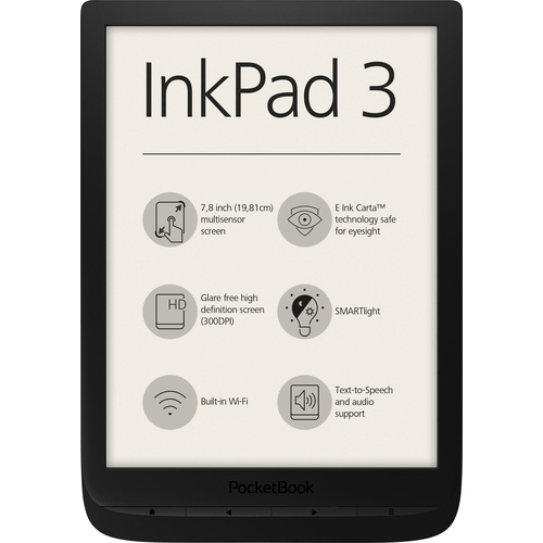 PocketBook INKPAD 3 eBook-Reader 19.8cm (7.8 Zoll) Schwarz