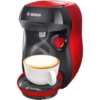 Bosch Haushalt Happy TAS1003 Kapselmaschine Rot Bosch Haushalt Happy TAS1003 Kapselmaschine Rot