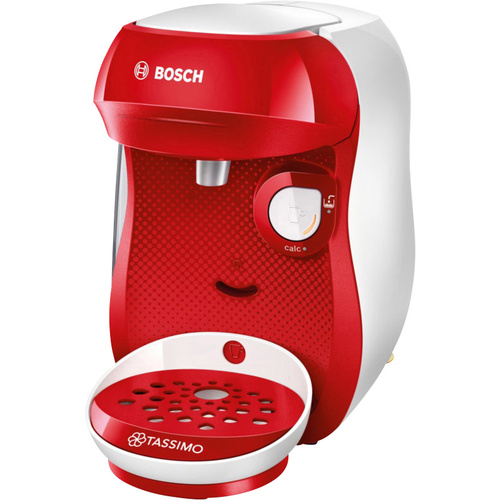 Bosch Haushalt Happy TAS1006 Kapselmaschine Rot, Weiß