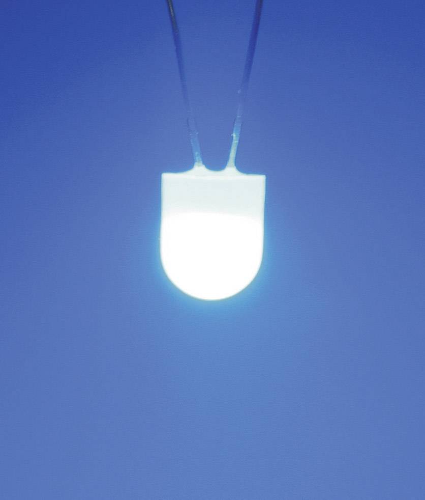 TRU Components 1557177 LED bedrahtet Blau Rund 8mm 360° 100mA 3.1V