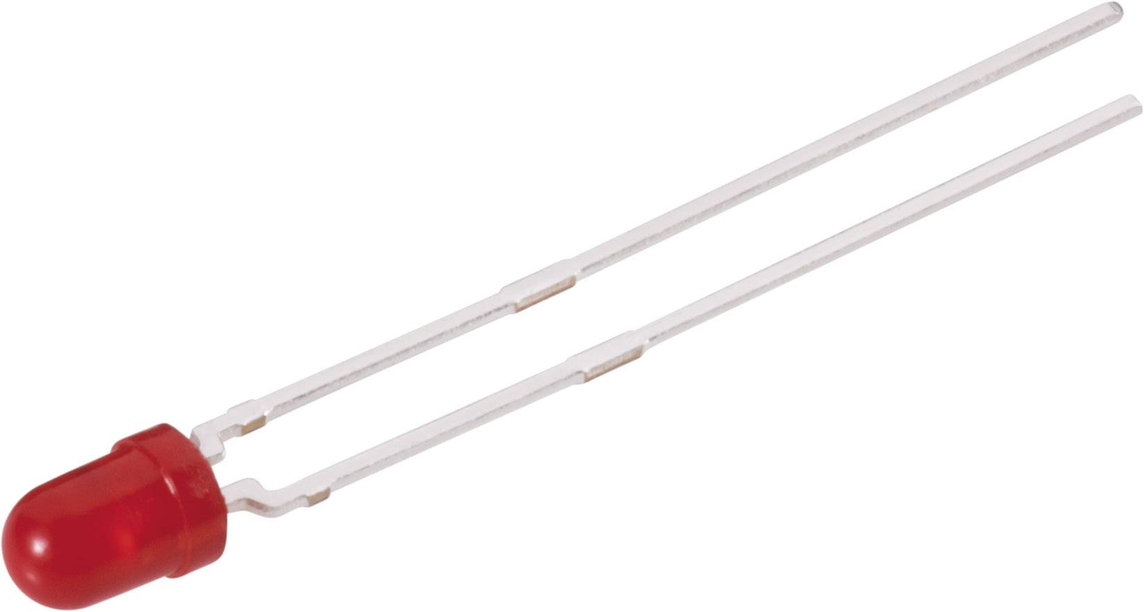 Vishay TLRH 4420 LED bedrahtet Rot Rund 3 mm 30 ° 10 mA