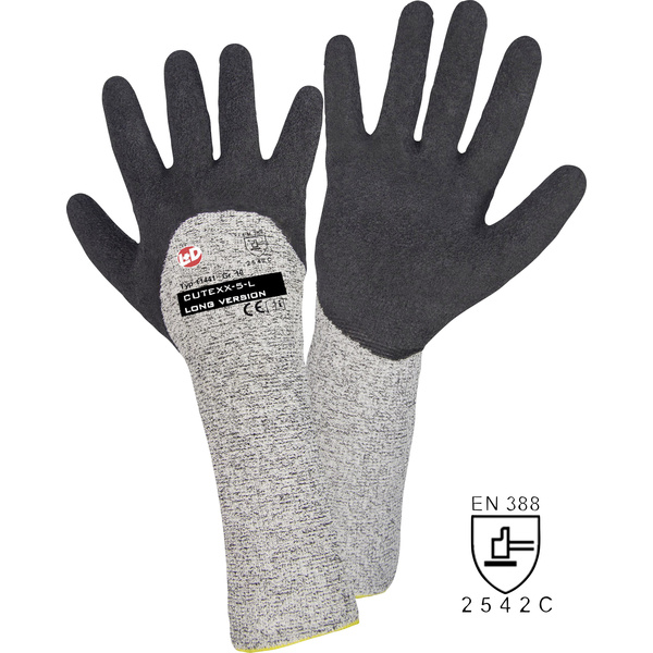L+D worky CUTEXX-5-L 11441-8 HPPE-Faser Schnittschutzhandschuh Größe (Handschuhe): 8, M EN 388:2016 1St.