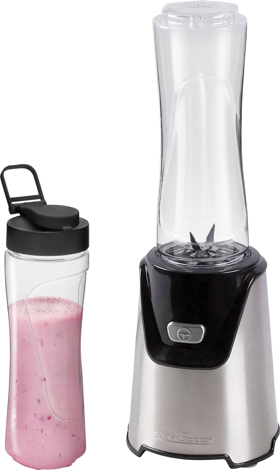 Profi Cook PC-SM 1153 Smoothie-Maker Edelstahl, Schwarz