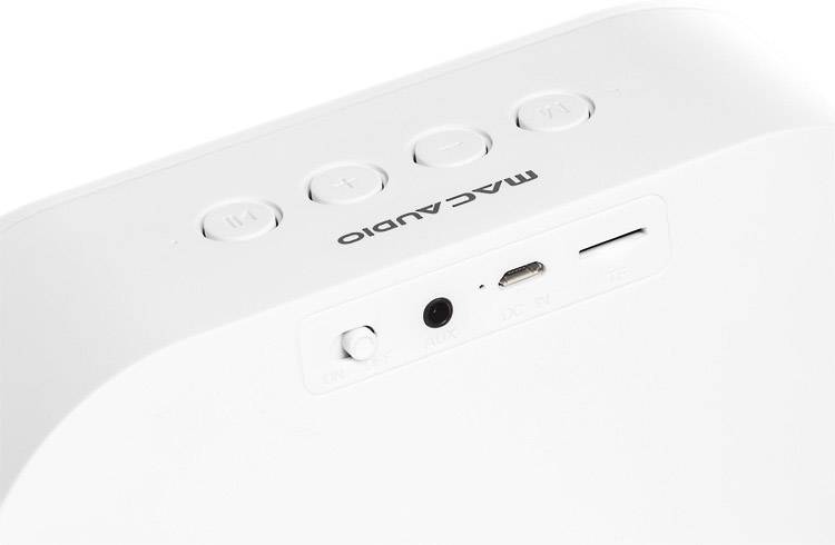 Mac Audio BT Style 3000 pure white Bluetooth® Lautsprecher AUX, Freisprechfunktion Weiß