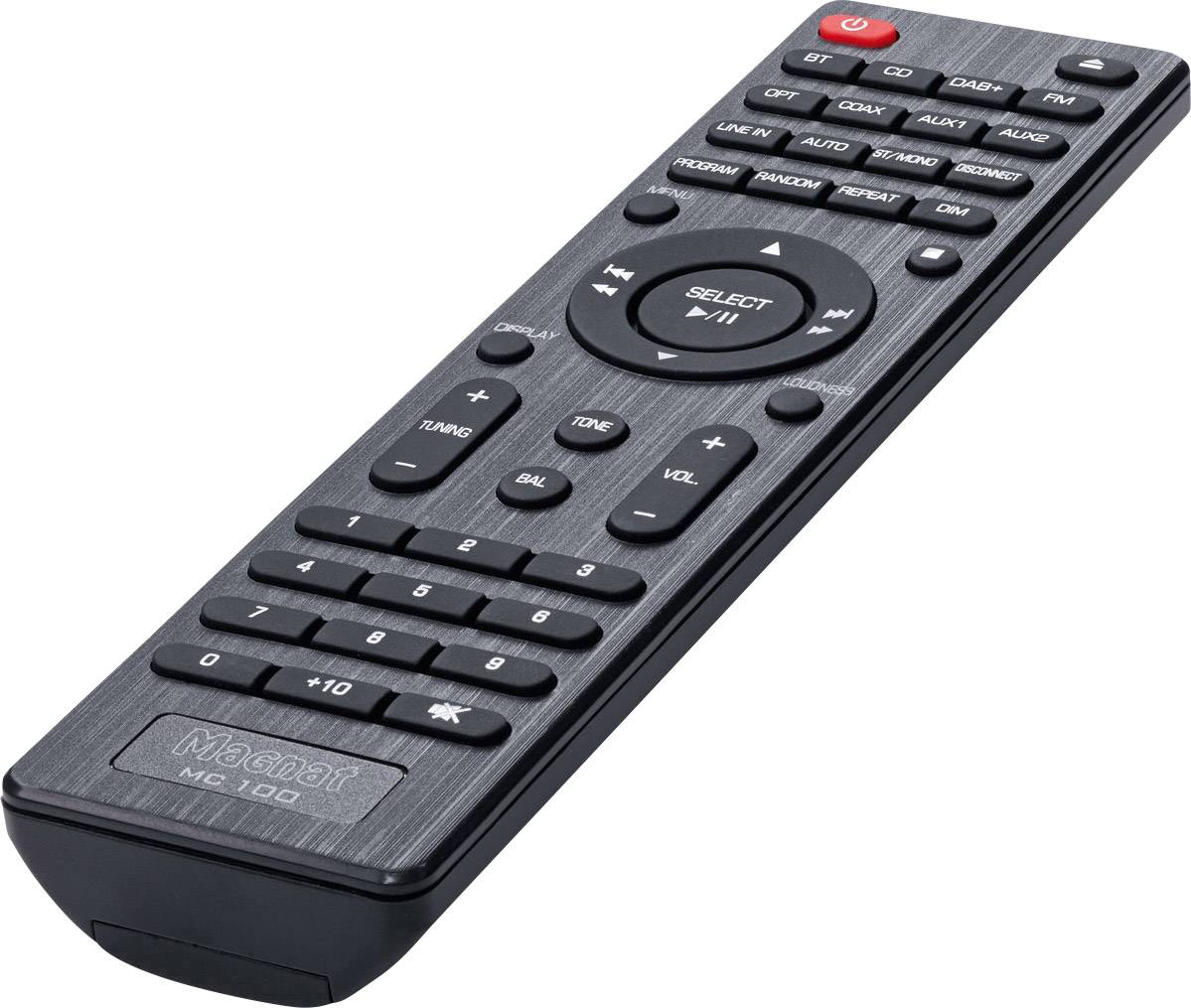 Magnat MC 100 Stereo Receiver 2x35 W Schwarz Bluetooth®, DAB+, High-Resolution Audio, USB, WLAN