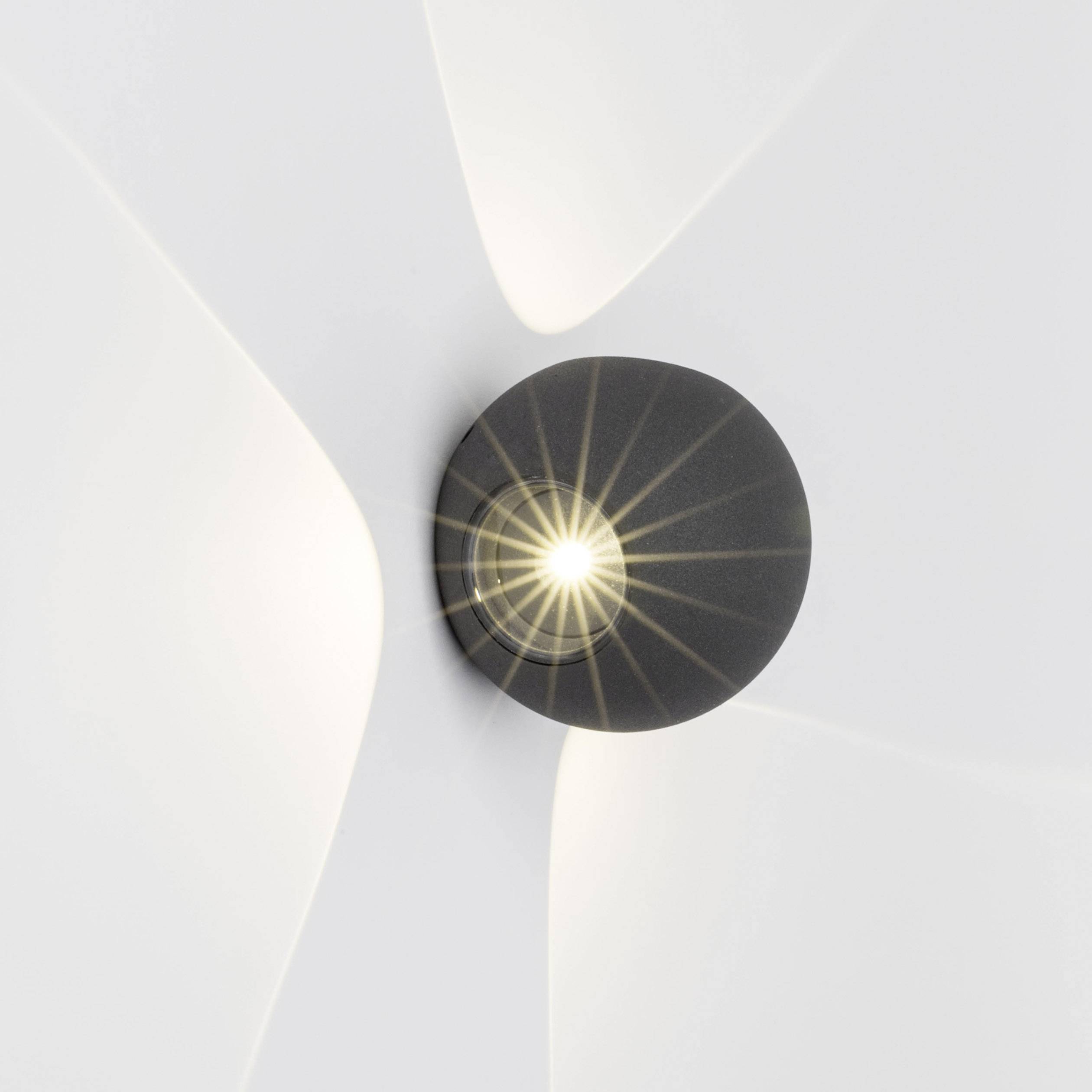 AEG Gus AEG280032 LED-Außenwandleuchte EEK: G (A - G) 9 W Anthrazit