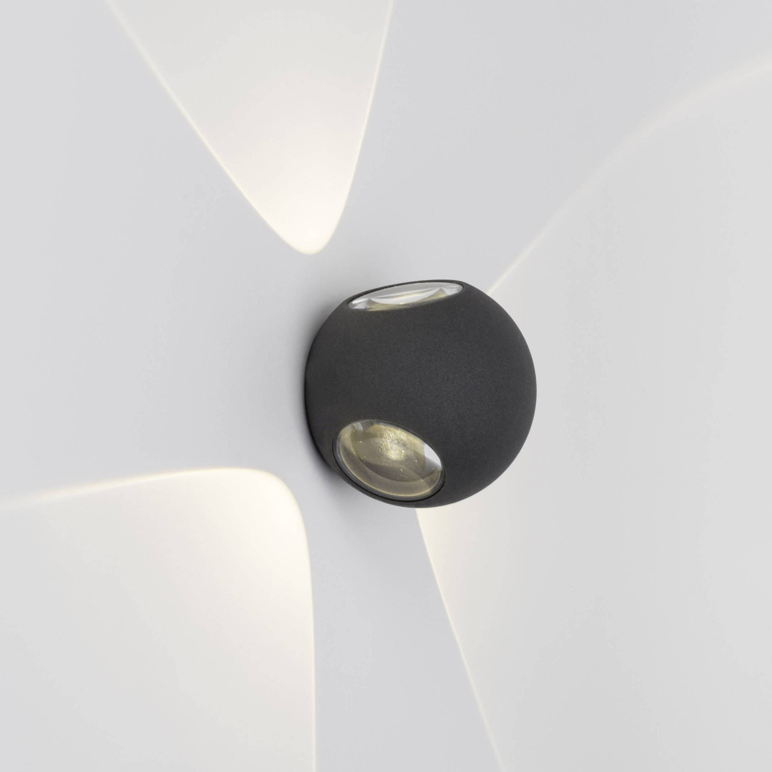 AEG Gus AEG280032 LED-Außenwandleuchte EEK: G (A - G) 9 W Anthrazit