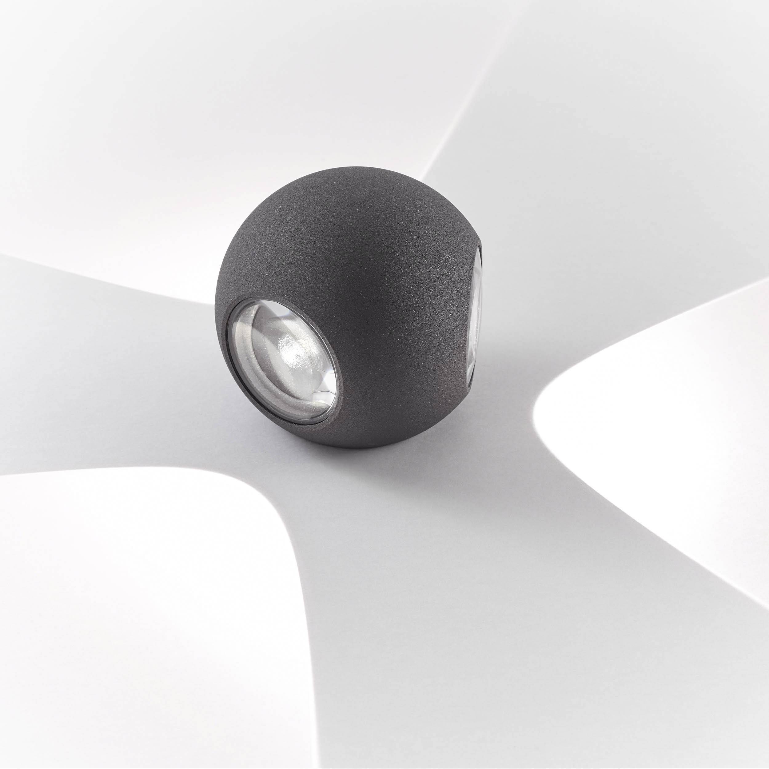 AEG Gus AEG280032 LED-Außenwandleuchte EEK: G (A - G) 9 W Anthrazit