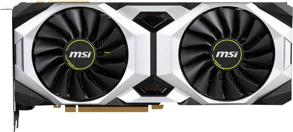 MSI Gaming Grafikkarte Nvidia GeForce RTX2080 Ventus 8GB GDDR6-RAM PCIe x16 USB-C™, HDMI™, DisplayPort