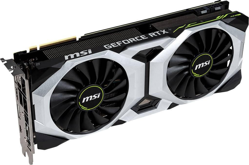 MSI Gaming Grafikkarte Nvidia GeForce RTX2080 Ventus 8GB GDDR6-RAM PCIe x16 USB-C™, HDMI™, DisplayPort