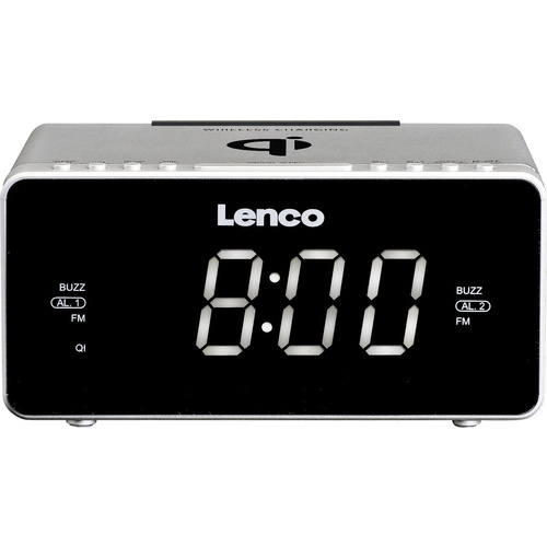 Radio-réveil Lenco CR-550SI argent