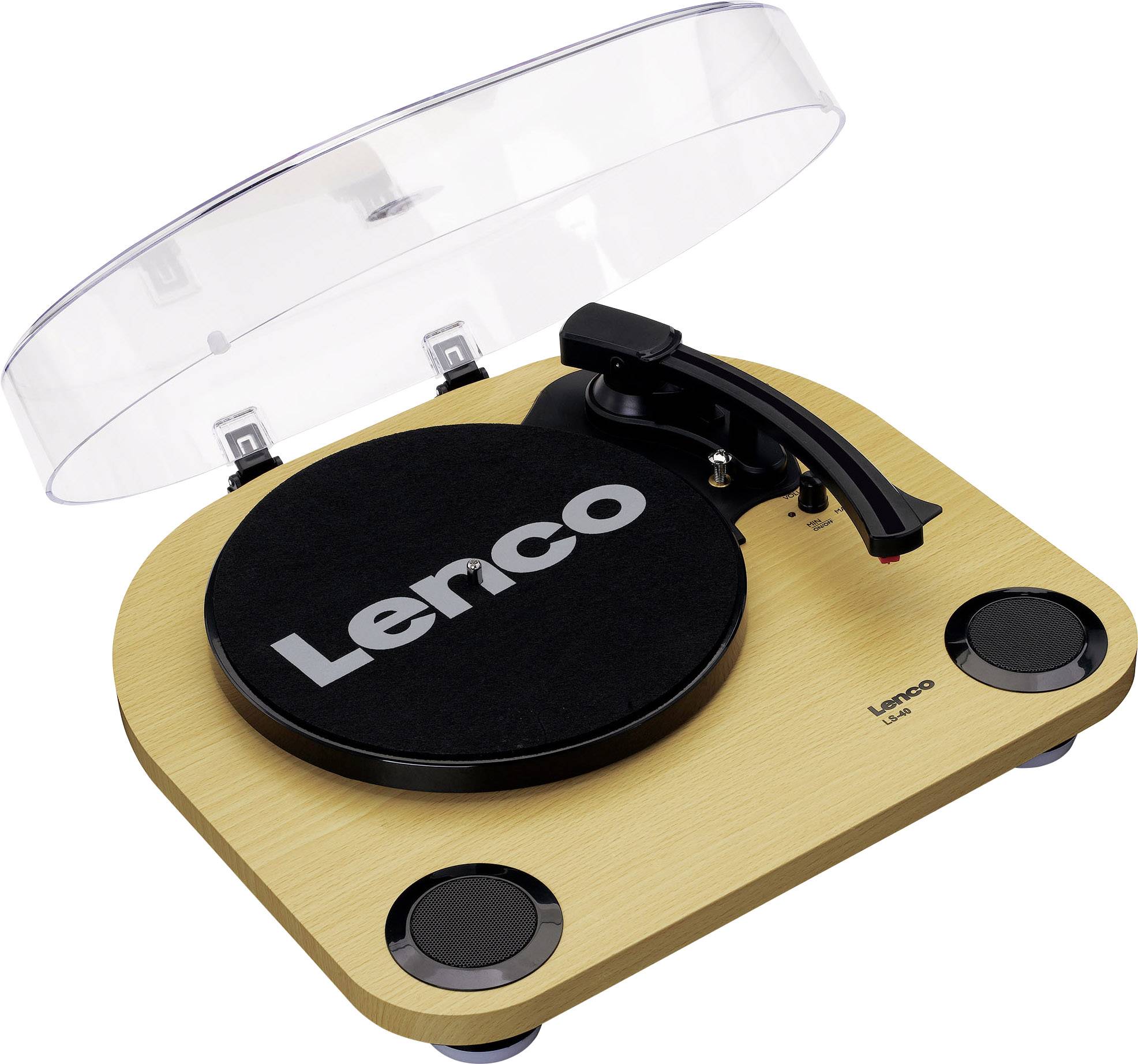 Lenco LS-40 Plattenspieler Riemenantrieb Holz